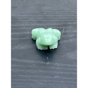 Green Aventurine Frog Carving Crystal Animal Figurine Stone Decor